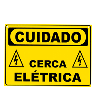 PLA4 CUIDADO CERCA ELÉTRICA